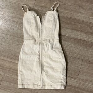 Vici Cream Mini Dress
